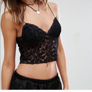 Intimately Free People Lacey Lace Brami NWOT